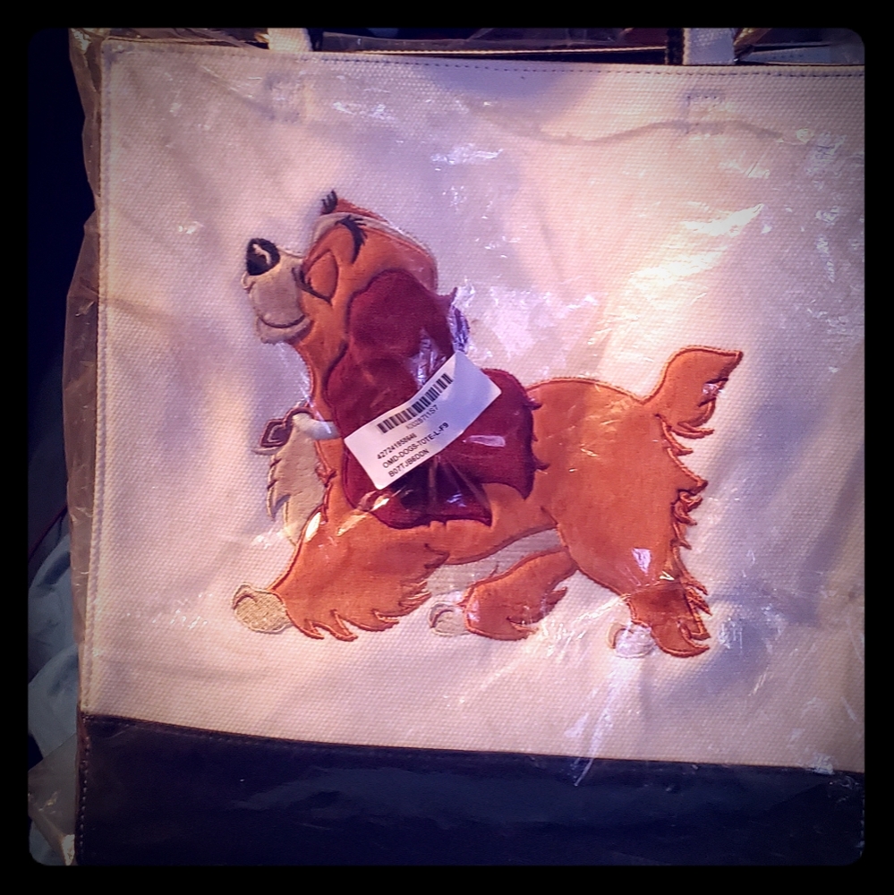 Limited ShopDisney Tramp Tote